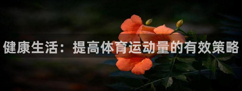 鲸鱼体育苹果手机可以下载吗：健康生活：提高体育运动量的有效策略